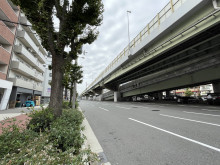 アオキハイム前面の通