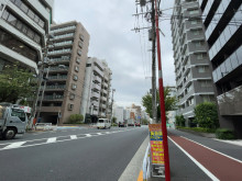 ベルズ大森前面の通り