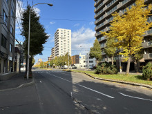 カレラ円山前面の通り