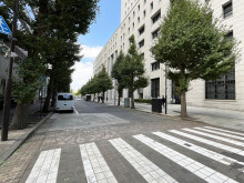 蚕糸会館前面の丸の内