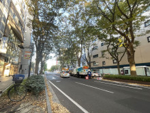 ライオンビル前面の本