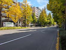 及川パークビル前面の