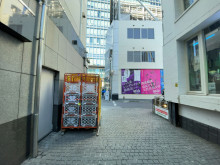 斎藤ビル前面の通り