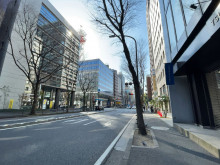 KRCビル前面の通り