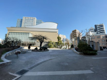 ビル前の本蒲田公園