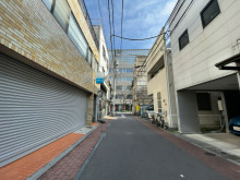 櫻井ビル前面の通り