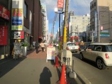 前面の歩道の様子